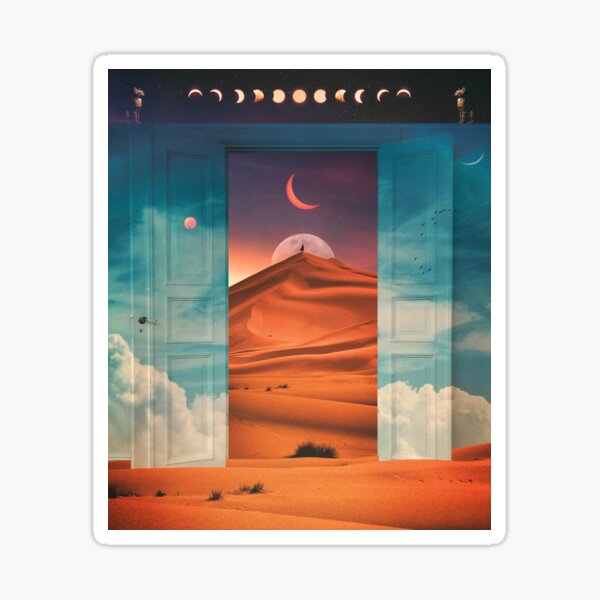 The sky doors Sticker