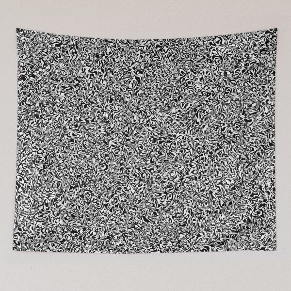 Item preview, Psychedelic Black and White Trippy Swirl Pattern designed and sold by DistantOverture.