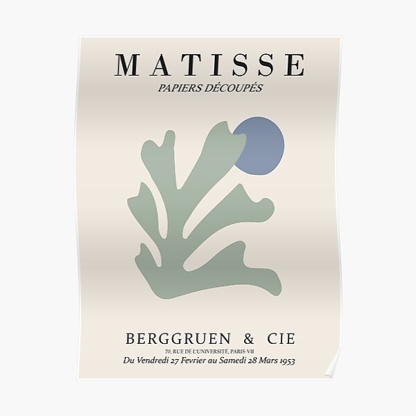 Henri Matisse - Algae Cutout - Papiers Découpés - New Poster