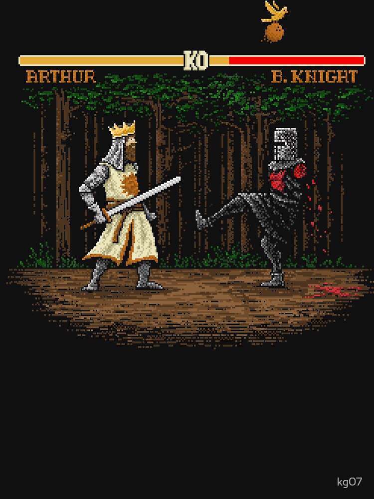 Aperçu 7 sur 7. T-shirt classique avec l'œuvre Combat épique! créée et vendue par kg07.
