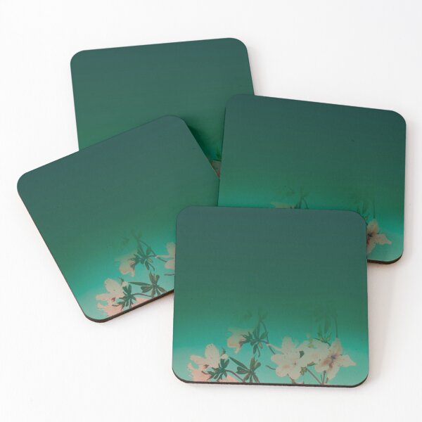 Item preview, Copy of Flower branches on green ombre designed and sold by dana-mie.