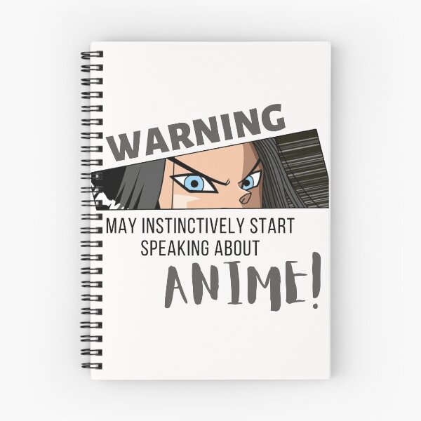 Item preview, Warning May Instinctively Start Speaking About Anime designed and sold by Motiversity.