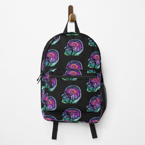 Item preview, Brightly Colored Head and Brain Anatomy MRI Brain Scan designed and sold by ScienceSource.