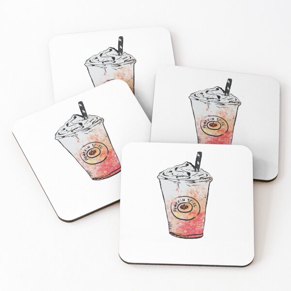 Item preview, Pumpkin Spice Latte watercolor  designed and sold by DigitalJuliArt.
