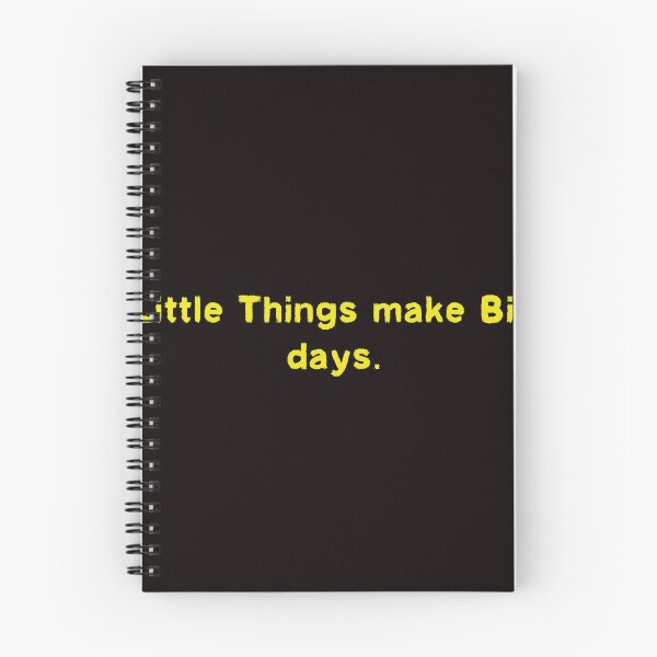 Item preview, LITTLE THINGS MAKE BIG DAYS designed and sold by Hussain Shirts.
