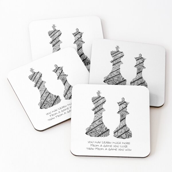 Item preview, You may learn much more from a game you lose than from a game you win  designed and sold by Zen's Doodles.