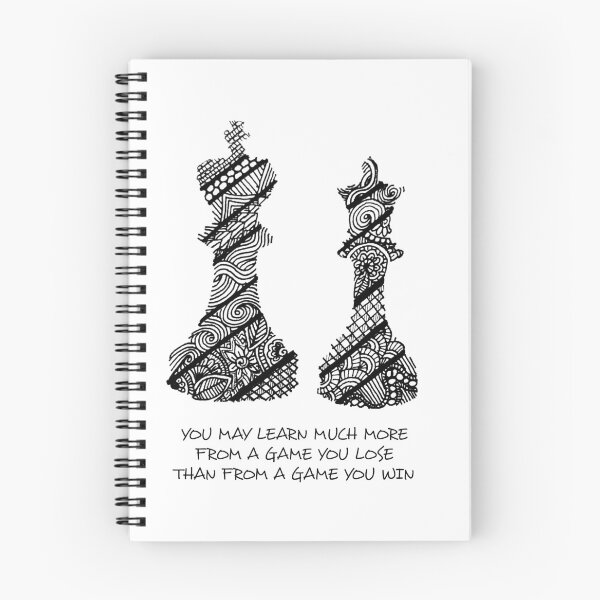 Item preview, You may learn much more from a game you lose than from a game you win  designed and sold by Zen's Doodles.