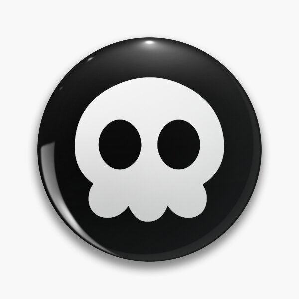 Item preview, Minimalist skull vector (white, black) designed and sold by Notmypoison.