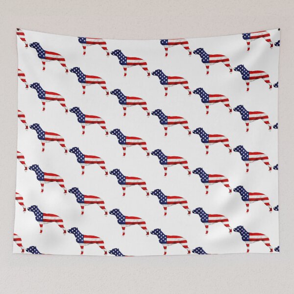 Item preview, Flag American Pit Bull Terrier designed and sold by craftyk9.