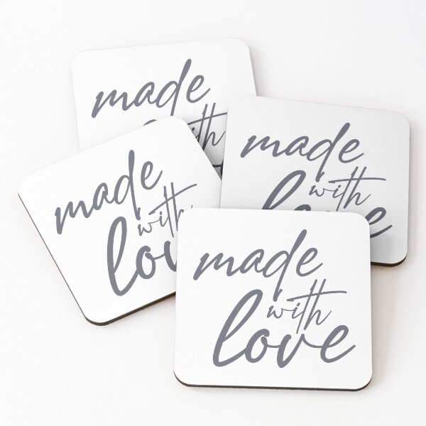 Item preview, Modern, simple, bold graphic design of Made with Love designed and sold by theendup.