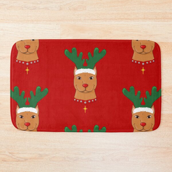 Item preview, Pit Bull Reindeer designed and sold by craftyk9.