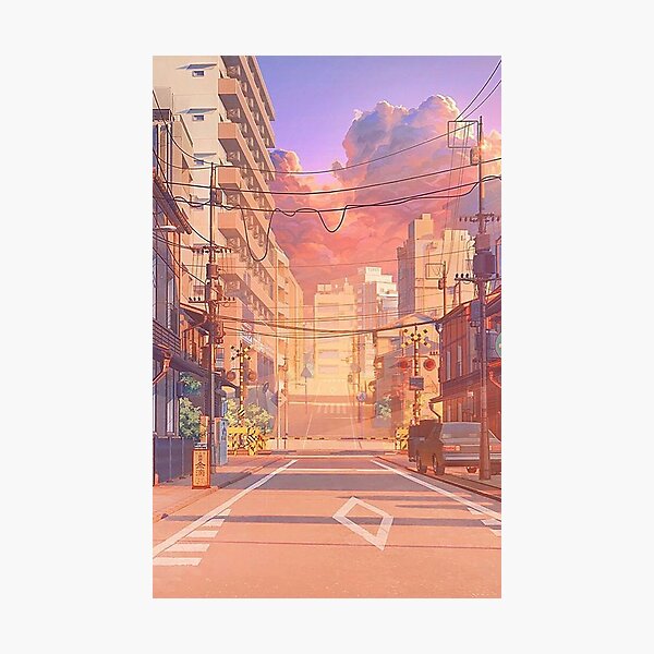 Anime Aesthetic Photographic Print