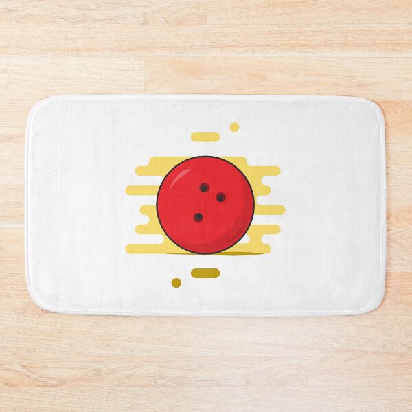 Item preview, Bowling ball on a yellow background designed and sold by acidmit.