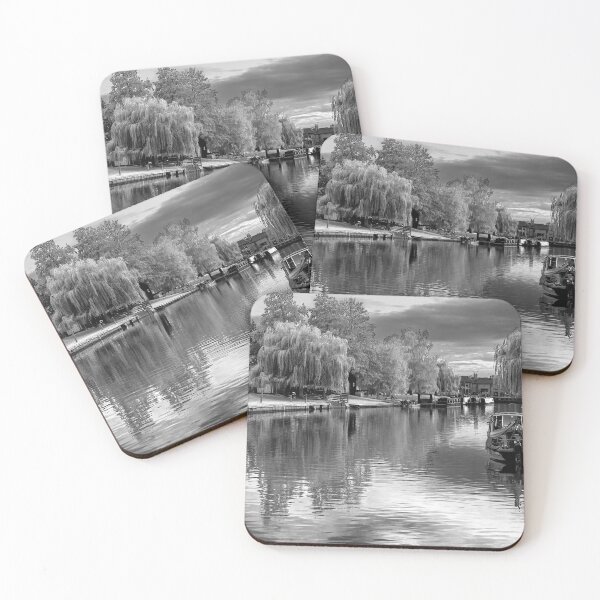Item preview, Ely Riverside - Monochrome designed and sold by Alison and Christine Whelan.
