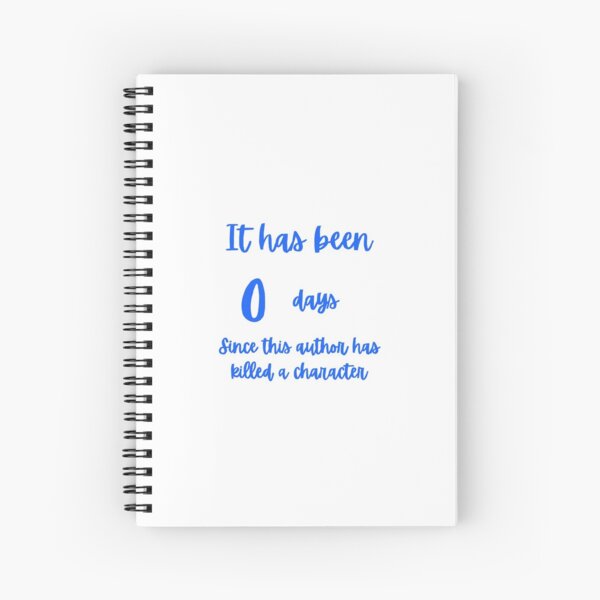 0 days Spiral Notebook