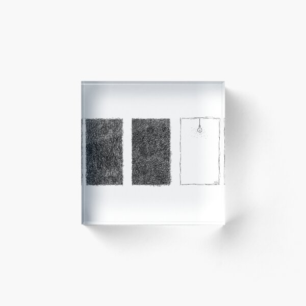 LP 5 - BLINKER SCRIBBLE // Unofficial Artwork Acrylic Block