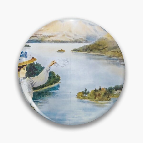 Item preview, retro Lady of the Lake designed and sold by CorasPosters.