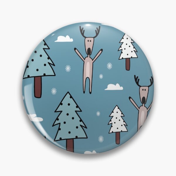 Item preview, Cute Christmas pattern | Deer, Christmas tree & snow man designed and sold by Virgos Gallery.