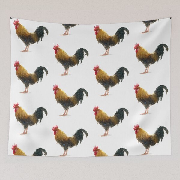 Item preview, Cockerel painting designed and sold by Papermouse.