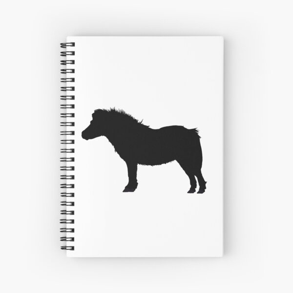 Aperçu de l'œuvre Silhouette de Shetland cheval miniature créée et vendue par ARS Design.