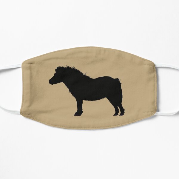 Miniature Horse Shetland Silhouette Mask