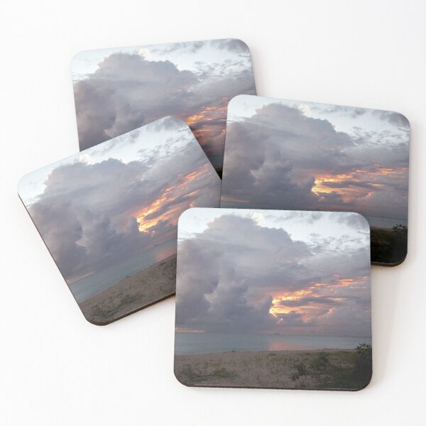 Item preview, Golden Cloudy Barbados Sunset, Sea and Sand designed and sold by StayCuztom.