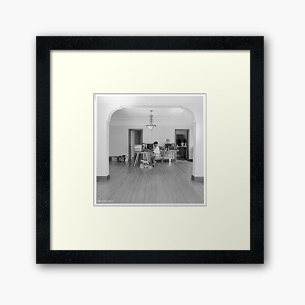 Dilla In The Studio Framed Art Print