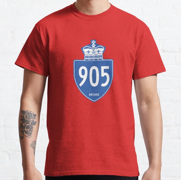 Ontario Provincial Highway 905 (Area Code 905) Classic T-Shirt