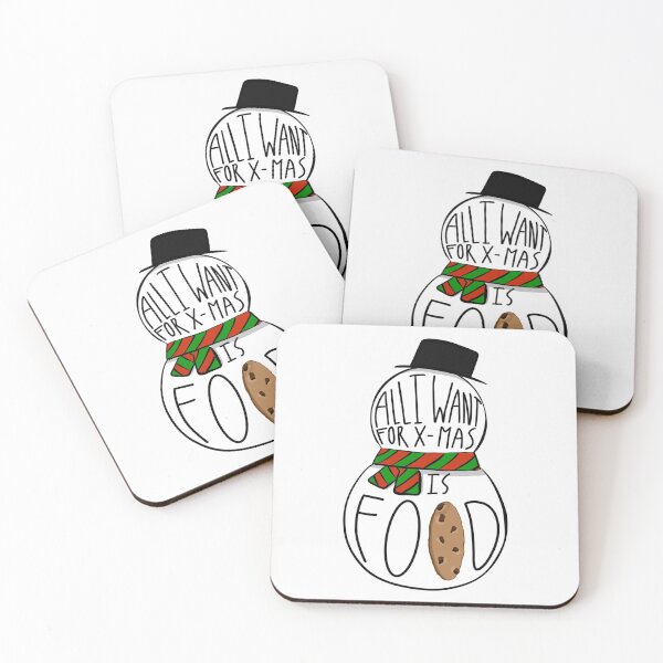 Artikelvorschau, Alles, was ich mir zu Weihnachten wünsche, ist Essen l Schneemann entworfen und verkauft von muffinstandd.
