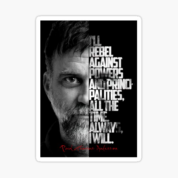 Black and white Paul Thomas Anderson quote. Sticker for Sale by  eneakelo777