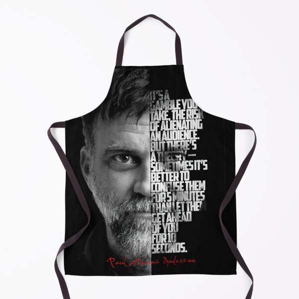 Item preview, Black and white Paul Thomas Anderson quote. designed and sold by Enea Kelo.