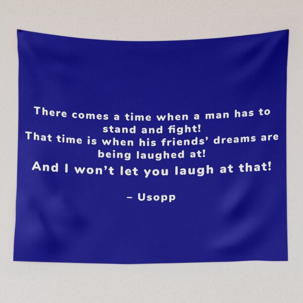 Item preview, Usopp - Quote designed and sold by Epicanimequotes.