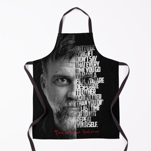 Item preview, Black and white Paul Thomas Anderson quote. designed and sold by Enea Kelo.