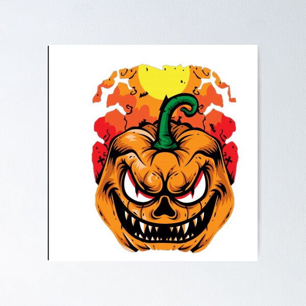 Item preview, Spooky Pumpkin designed and sold by NjambiEdwards.