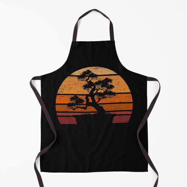 Item preview, Orange Vintage Japanese Bonsai Tree Sunset designed and sold by pixeljamz.
