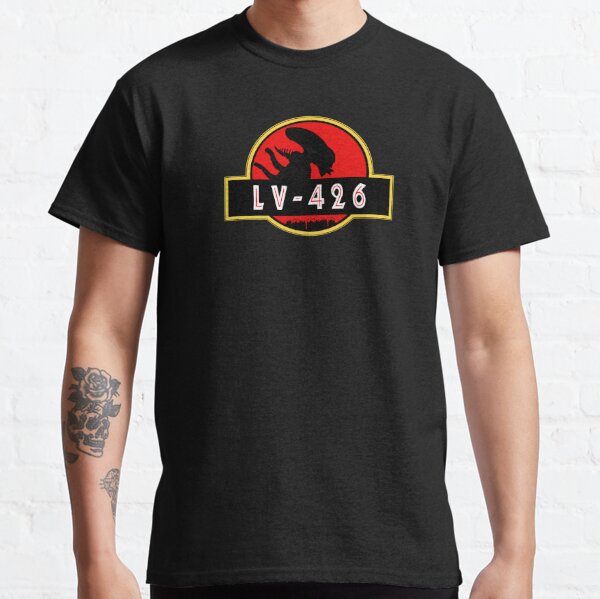 Aliens - Planet Lv-426 - Jurassic Park Men T Shirt