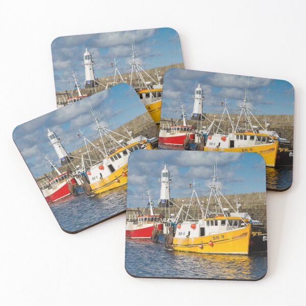 Item preview, The Mevagissey Fishing Fleet at dock designed and sold by sxgsixtyseven.