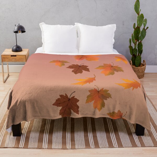 Item preview, Autumn leaves pink and cream ombre designed and sold by dana-mie.