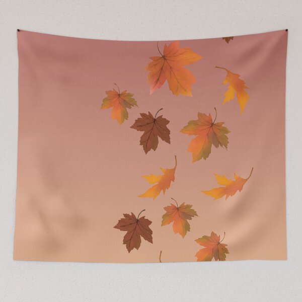 Item preview, Autumn leaves pink and cream ombre designed and sold by dana-mie.