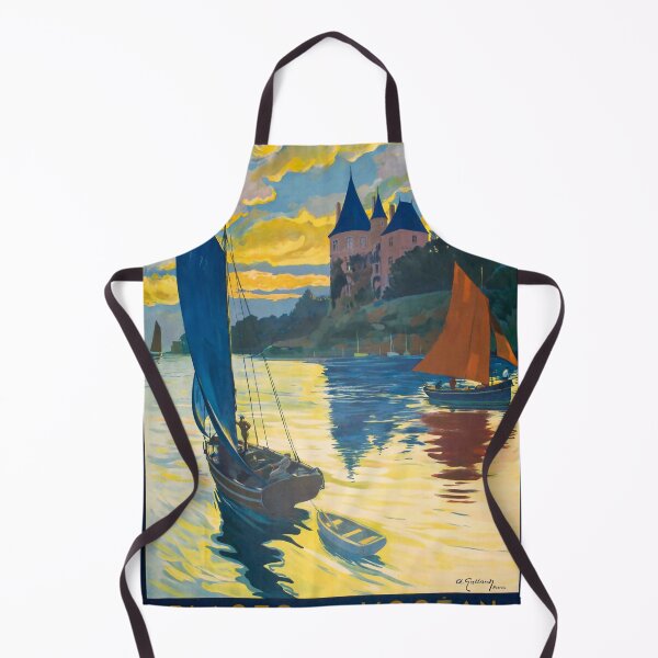 Item preview, retro Plages de l Ocean designed and sold by CorasPosters.
