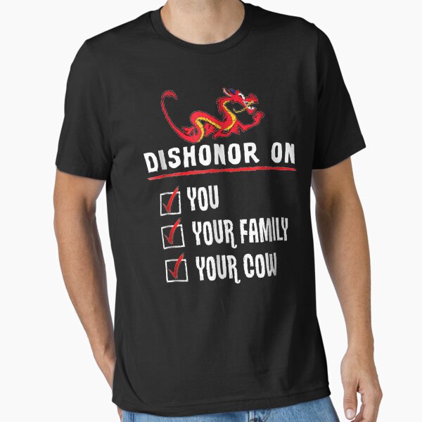 Item preview, Dishonor On You Your Family Your Cow designed and sold by JWArtStudio.