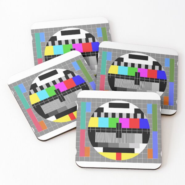 Item preview, No signal. SMPTE Standard Definition Television Color Bars Slim Fit Mask designed and sold by Mr Wolf.