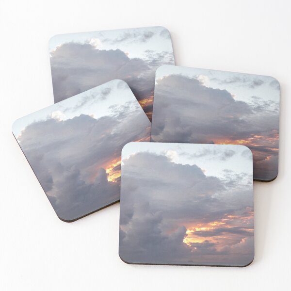 Item preview, Golden Cloudy Barbados Sunset and Sea designed and sold by StayCuztom.