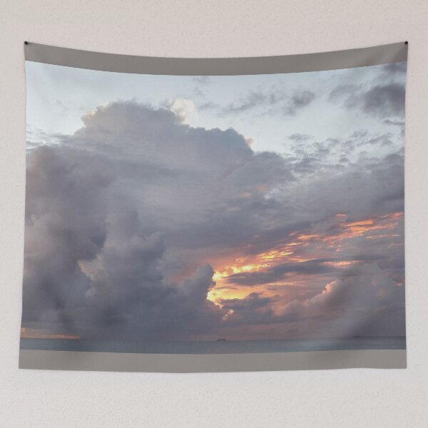 Item preview, Golden Cloudy Barbados Sunset and Sea designed and sold by StayCuztom.