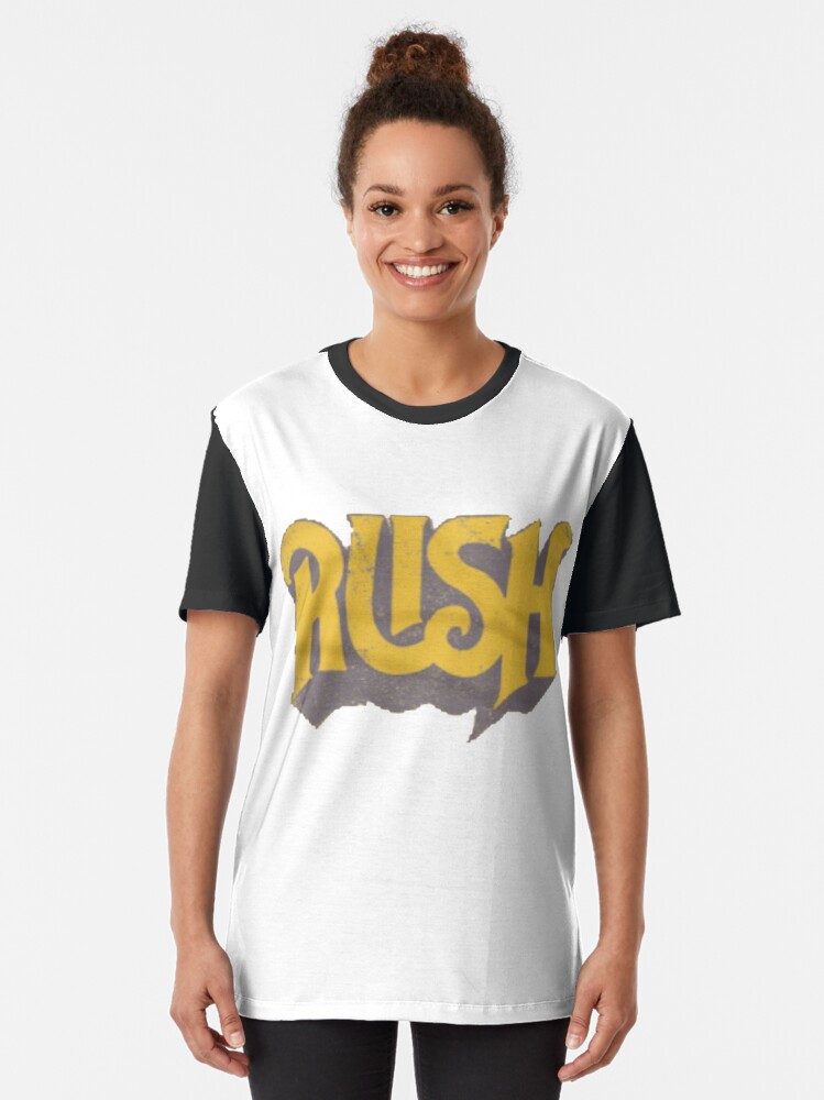 Alternate view of Rush Original Yellow Logo Graphic T-Shirt