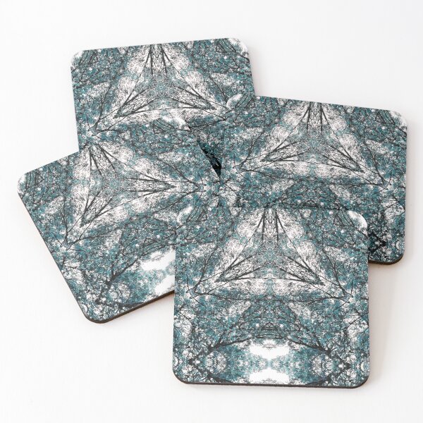Item preview, Teal Forest Waves Textile Pattern  designed and sold by Zen  Goat.