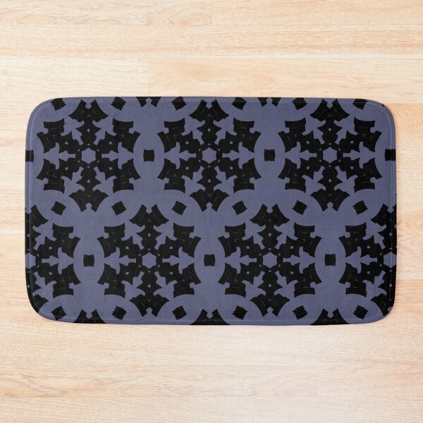 Item preview, Italic black lace pattern on an elegant muted lilac background  designed and sold by PetaJaneHome.