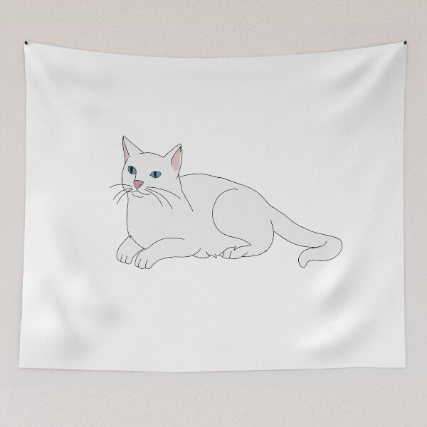 Item preview, White Cat designed and sold by myrmidon2112.