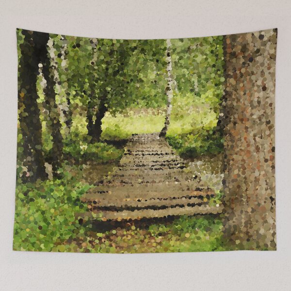 Item preview, Bridge Through The Woods designed and sold by MathenaArt.