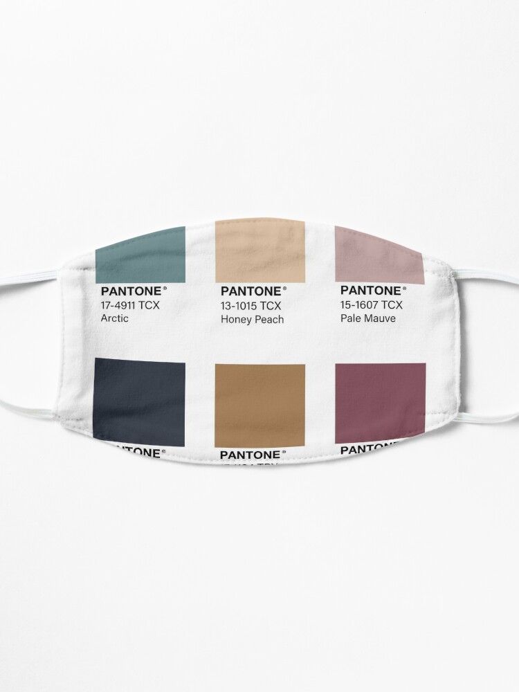 Berry, Beige, and Blue Pantone Color Swatch Pack Mask for Sale by  jadeillustrates